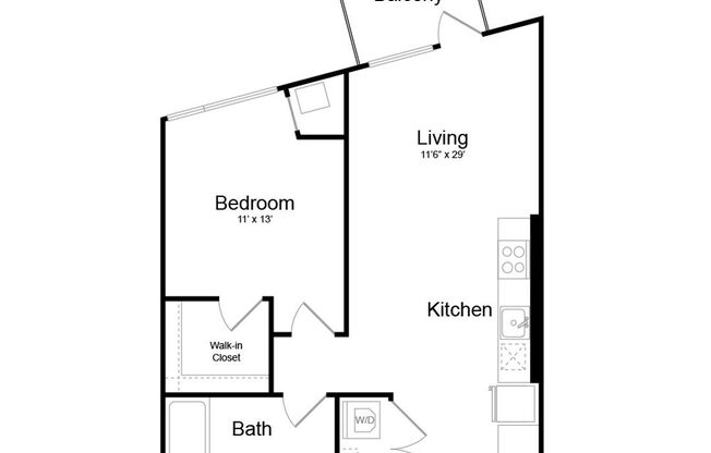 1 bed, 1 bath, 681 sqft, $2,950, Unit 208