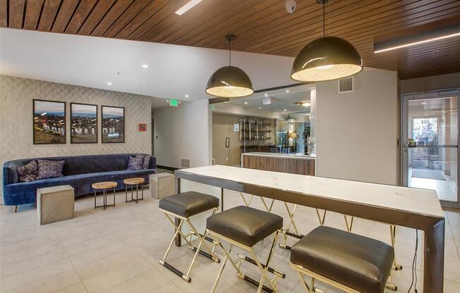 Newly Designed Resident Lobby with WiFi  at Duet on Wilcox, California, 90028