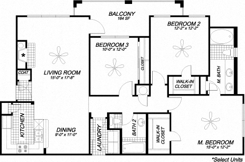 3 beds, 2 baths, $1,896