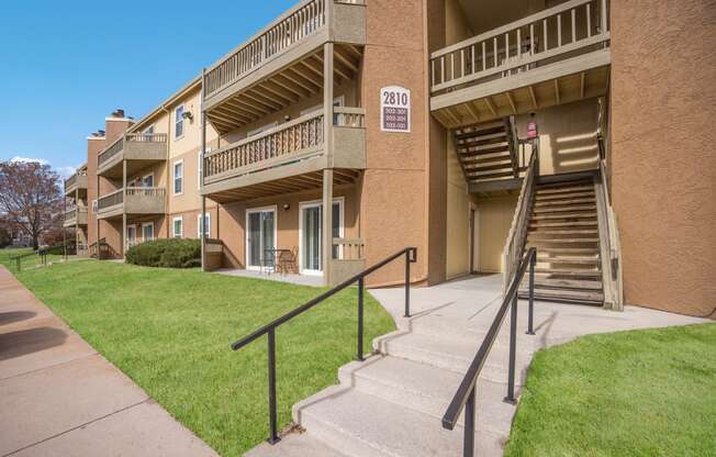 Property Exterior at Woodland Hills Apartments, Colorado Springs