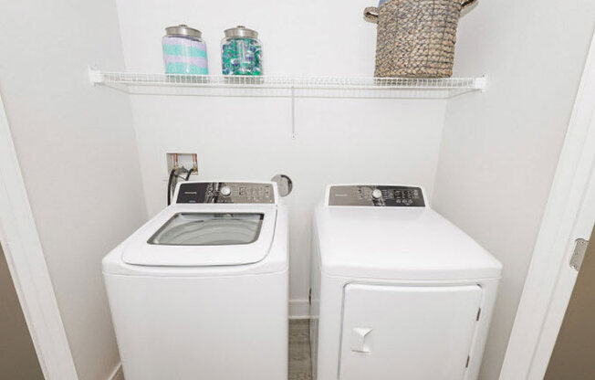 Washer Dryer at Cue Luxury Apartments, Cypress, TX