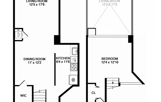 1 bed, 2 baths, 1,000 sqft, $9,975, Unit 508
