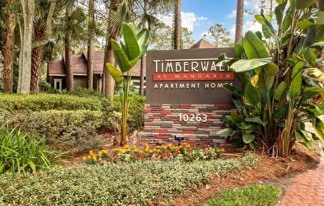 Property Signage at Timberwalk at Mandarin Apartment Homes, Jacksonville, Florida