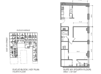 2 beds, 2 baths, 1,196 sqft, $1,477