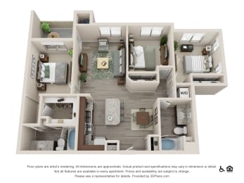 3 beds, 2 baths, 1,335 sqft, $2,188
