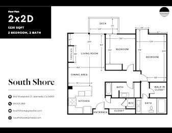 2 beds, 2 baths, 1,220 sqft, $3,862
