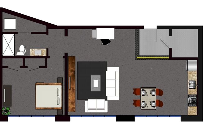 1 bed, 1 bath, $1,895, Unit 727 N. 4th St. Apt. 205