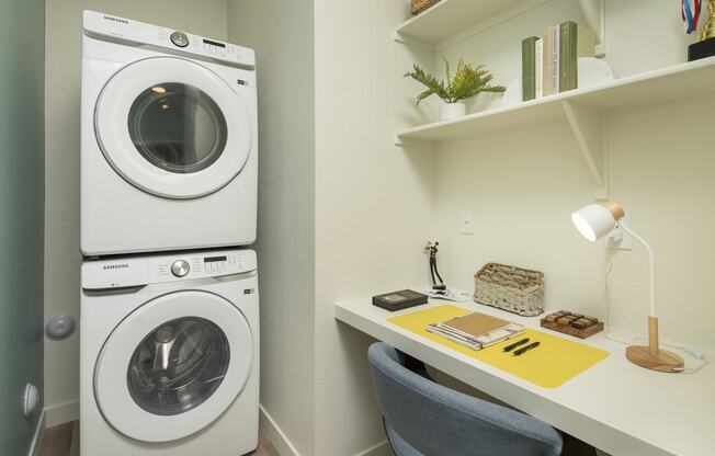 In-unit Washer and Dryer at Cabana Bridges Apartments in Tucson Arizona