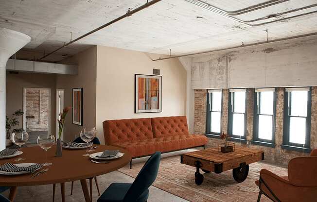 loft apartments with high ceiling