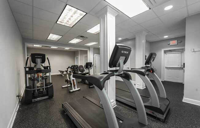 Cardio Machines In Gym at The Villas on Briarcliff, Atlanta GA 30329