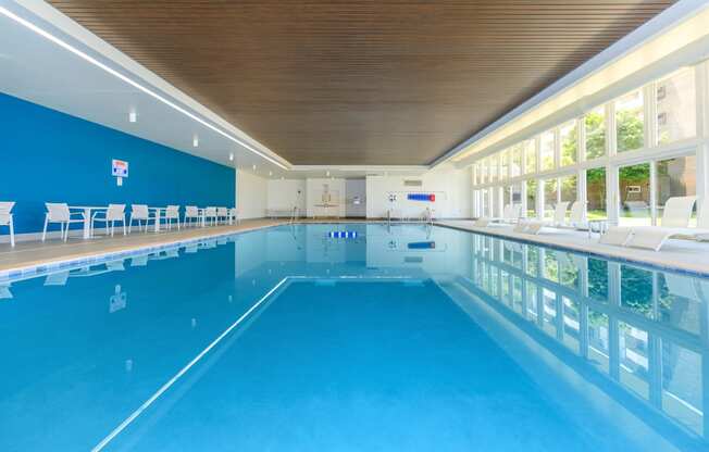 Indoor Swimming Pool  at 444 Park Apartments, Richmond Heights