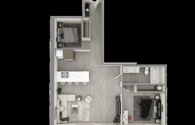 2 beds, 1 bath, 932 sqft, $3,195, Unit 309