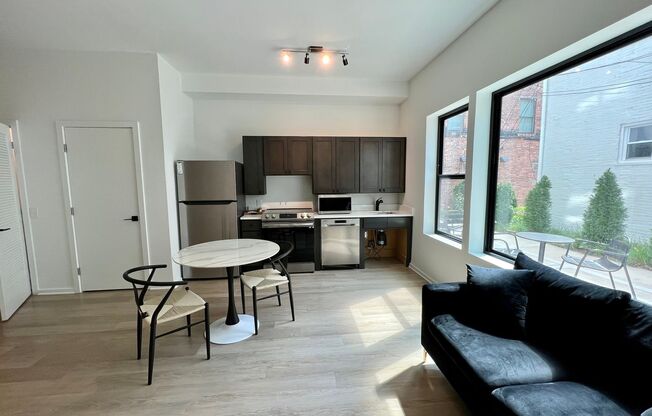 Studio, 1 bath, 414 sqft, $1,335, Unit 101