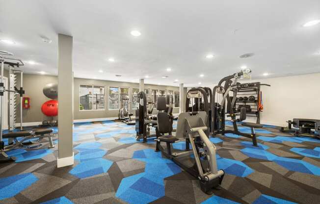 state of the art fitness center at 2150