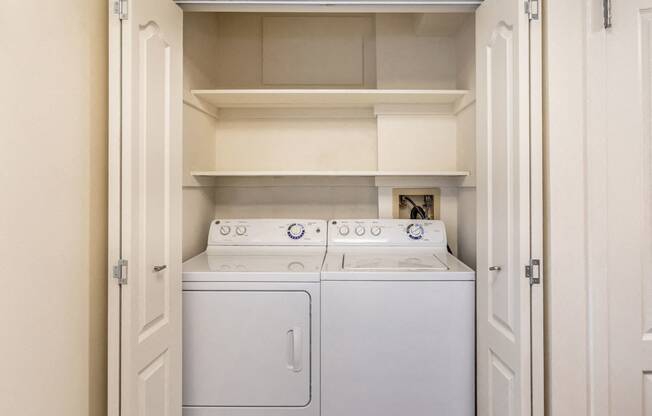 Full Size washer and dryer at Ivy Hall Apartments