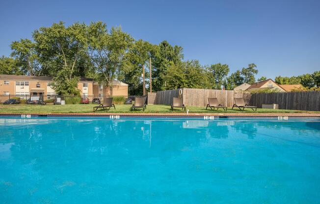 a large pool of water