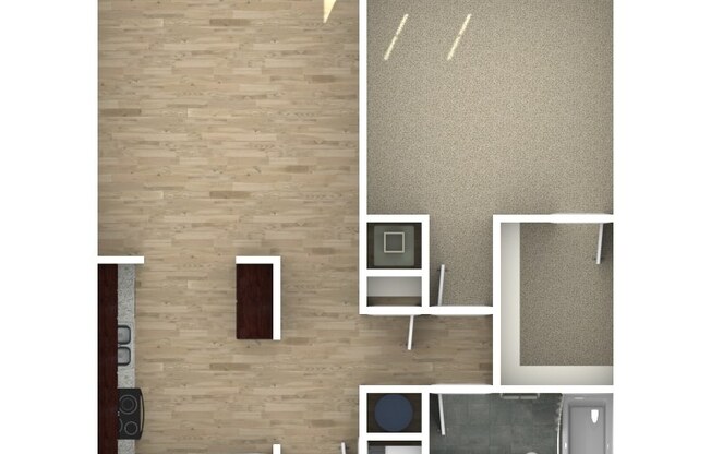 1 bed, 1 bath, 750 sqft, $1,996