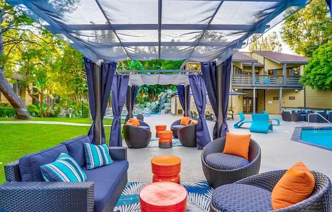 Pool Cabana & Outdoor Entertainment Bar at The Trails at San Dimas, California, 91773