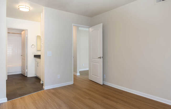 Bedroom with Hard Surface Flooring