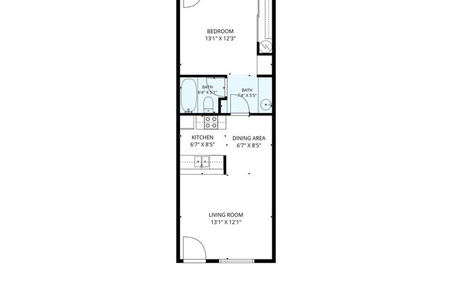 1 bed, 1 bath, $1,399, Unit # 2077
