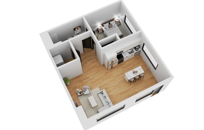 1 bed, 1 bath, 831 sqft, $1,495, Unit 8-101