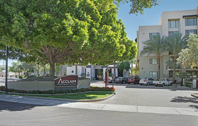 an aerial view of the acadia apartments in Phoenix AZ