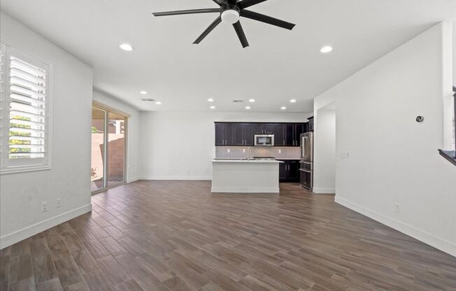 Modern Gated 3 Bedroom Retreat with Loft & Entertainer’s Backyard