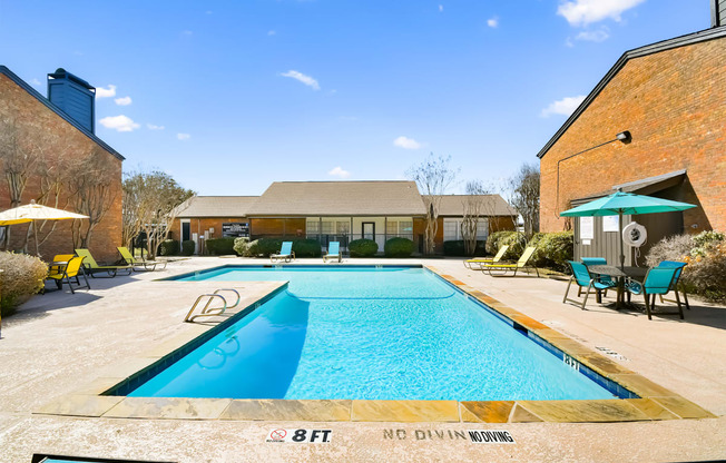 Pool at Davenport Apartments in Dallas, TX