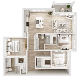 3 beds, 2 baths, 1,449 sqft, $2,402