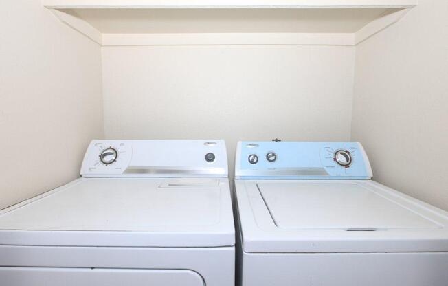 Washers available in select homes at Prescott Pointe