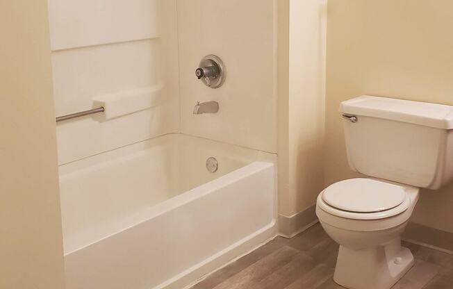 Upgraded bathrooms with new appliances and flooring at Bradford Place Apartments, Lafayette, IN, 47909