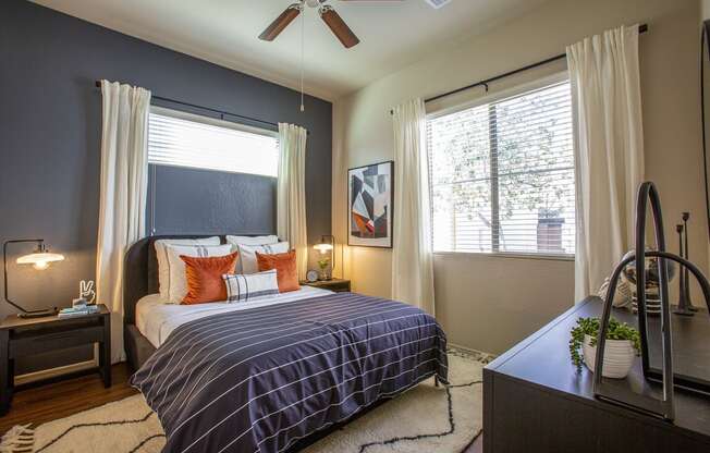 Bedroom at Casitas at San Marcos in Chandler AZ Nov 2020