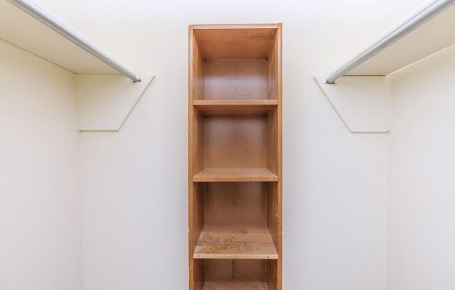 HUGE WALK-IN CLOSETS WITH EXTRA SHELVES