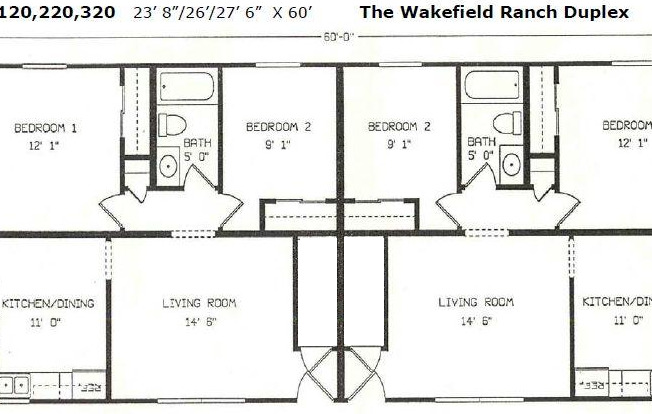 2 beds, 1 bath, 800 sqft, $985