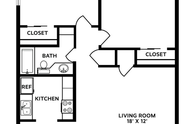 2 beds, 1 bath, 800 sqft, $1,395