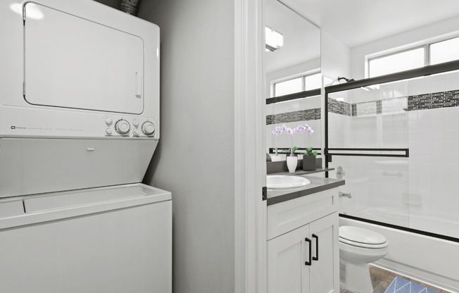 All units have in-unit washers and driers.