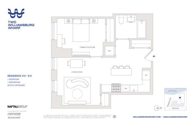 1 bed, 1 bath, $5,050, Unit 310