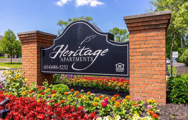 Property Signage  at Heritage Apartments, Columbus, OH, 43212