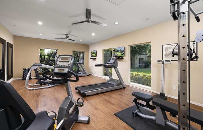 Fitness Center at 55+ FountainGlen Stevenson Ranch, Stevenson Ranch, 91381