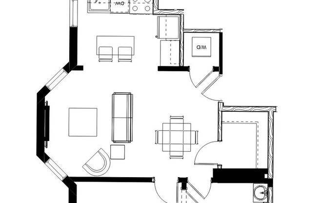 1 bed, 1 bath, 615 sqft, $1,525, Unit 342