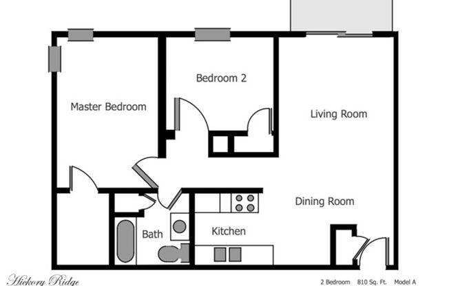 2 beds, 1.5 baths, 850 sqft, $975