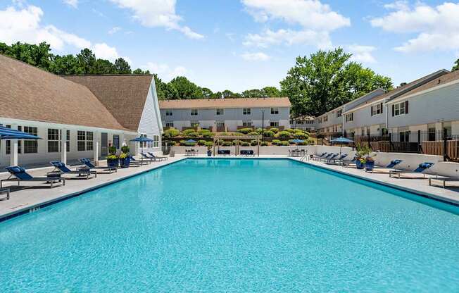 A large swimming pool at Dunwoody Glen, Atlanta, 30360