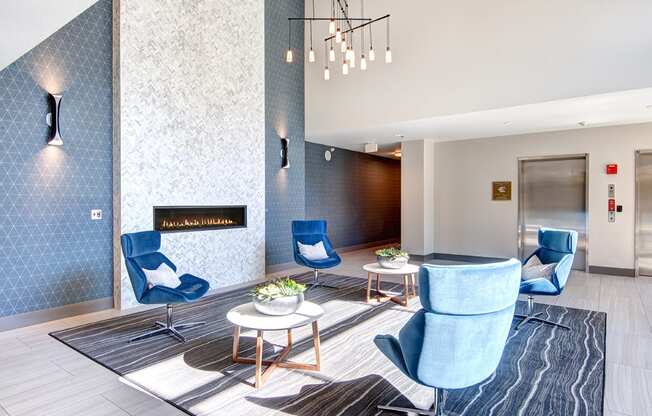 Lobby at Harrington Square, Renton