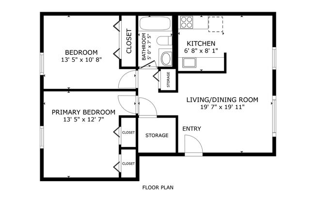 2 beds, 1 bath, 850 sqft, $1,050, Unit 4213 - APT 4