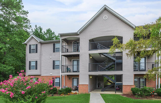 Exterior apartment entry at Greens of Pine Glen in Durham NC