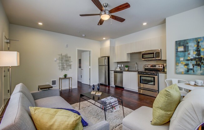 AVAILABLE NOW - EastBank Quarters #4 - Corner Unit High Ceilings and Ample Windows!