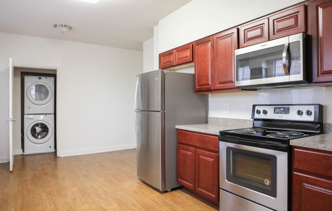 Chef-Inspired Kitchens Feature Stainless Steel Appliances at Ingram Manor Apartments, Pikesville, 21208