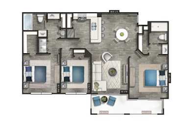 3 beds, 2 baths, 1,234 sqft, $3,026