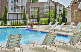 Poolside Sundeck at Irene Woods Apartments, Collierville