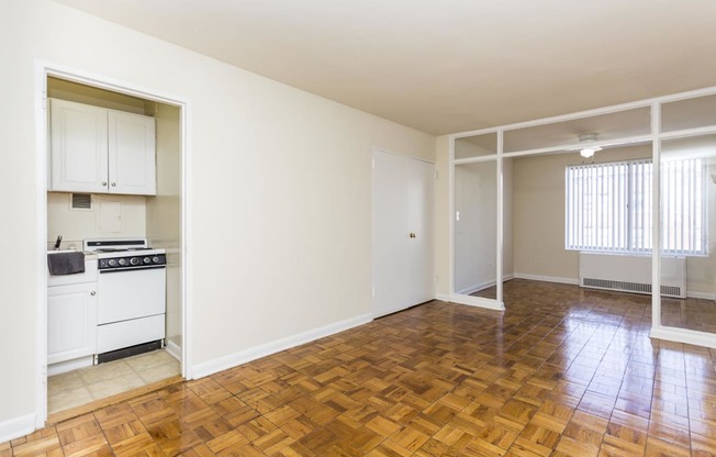 Parquet Hardwood Floors at Empire, Washington, 20006